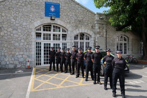 Gibraltar Defence Police recruits